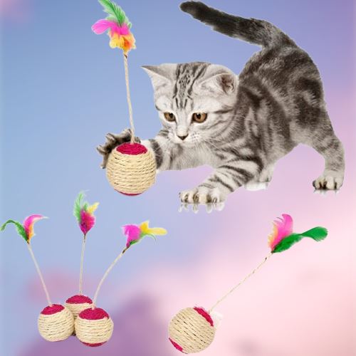 SpringFun™ - Colonne Spirale pour chat - Blacksun Cat